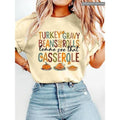 Thanksgiving Letter Printed Casual Short Sleeve Crew Neck Summer Top Daily Global Trending Outfits T-Shirts, Hoodie, Sweatshirt