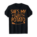 Thanksgiving Matching Couples She Is My Sweet Potato I Yam 100% Cotton Made USA T-Shirts, Hoodie, Sweatshirt