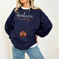 Thanksgiving Pregnancy Announcement Sweatshirt, Fall Shirt, Funny Mom To Be Sweater, Turkey Pregnant Wife Gift, Unisex...