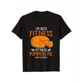 Thanksgiving Printing, Men's Cotton Turkey Pattern T-shirt, Casual Short Sleeve round Neck Game T-shirt, Men's Outdoor...