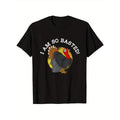 Thanksgiving Printing, Men's Cotton Turkey Pattern T-shirt, Casual Short Sleeve round Neck Game T-shirt, Men's Outdoor...