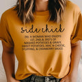 Thanksgiving Side Chick Tees Holiday Side Chick Casserole Sweatshirt Womans Thanksgiving Tshirt Funny Thanksgiving Recipe...