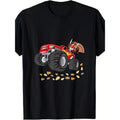 Thanksgiving Turkey Driving Monster Truck T-shirt - 100% Cotton. made in usa Hoodie, Sweatshirt | GrindPrints.com