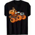 Thanksgiving Turkey Ride Monster Truck Men's T-shirt - 220g made in usa Hoodie, Sweatshirt | GrindPrints.com