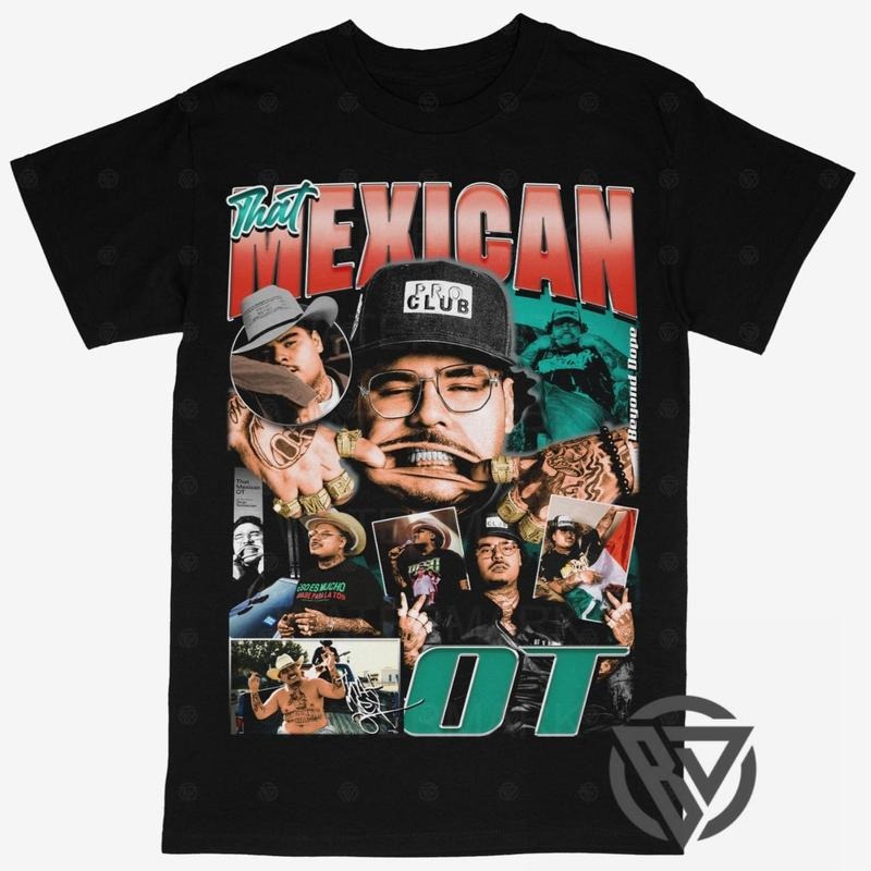 That Mexican OT Tee Shirt Concert Tour Texas Rap Hiphop Cotton Gift For Fan Men Women Casual Unisex T-Shirt Hoodie,...