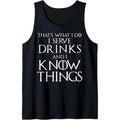 That's What I Do I Serve Drinks And I Know Things Bartender Tank Top made in usa T-Shirts, Hoodie, Sweatshirt