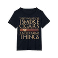 That's What I Do I Smoke Cigars And I Know Things Funny Gift T-Shirt made in usa Hoodie, Sweatshirt | GrindPrints.com