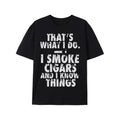 That's What I Do I Smoke Cigars And I Know Things Unisex T-Shirtstyle{n002}2 T-Shirts, Hoodie, Sweatshirt | GrindPrints.com