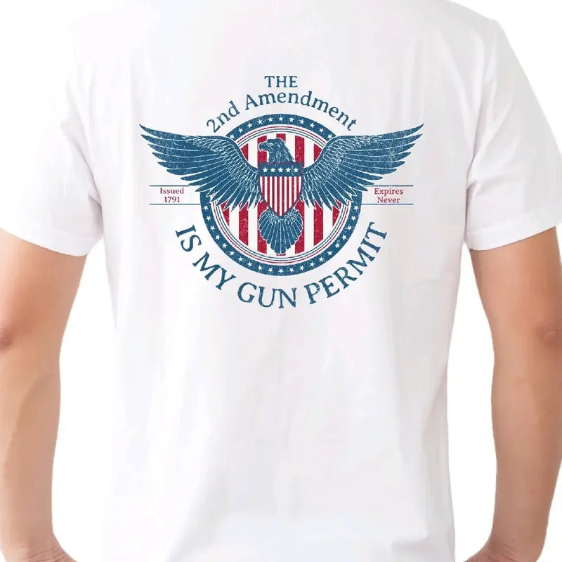 The 2nd Amendment is my gun permit T-shirt t shirt Hoodie, Sweatshirt | GrindPrints.com