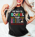 The Back To School Tour Shirt, Bruh We Back Teacher Tshirt, Back to School Teacher Tour Shirt, Retro Teacher Tour Tee,...