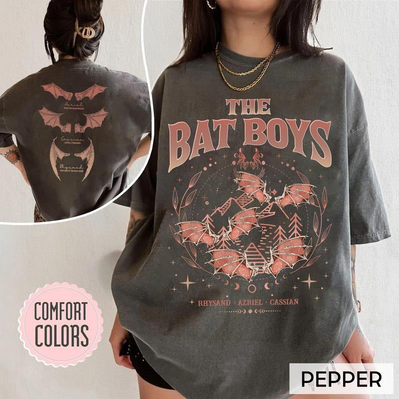 The Bat Boys Comfort Colors Shirt | ACOTAR Merch  Best Price Hoodie, Sweatshirt | GrindPrints.com