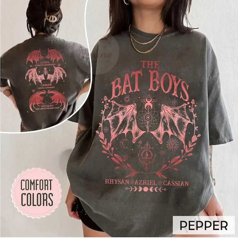 The Bat Boys Shirt, Acotar Merch Shirt, The Night Court Illyrians, A Court of Thorns and Roses Rhysand Cassian Azriel...