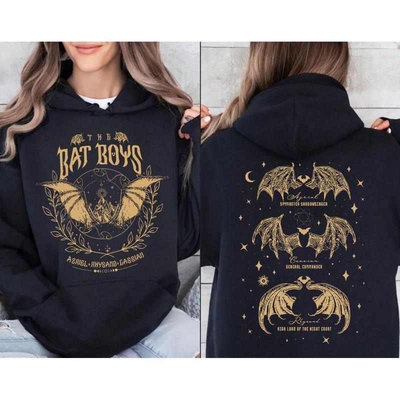 The Bat Boys Sweatshirt, Acotar Merch Hoodie, The Night Court Illyrians Shirt, A Court Of Thorns And Roses Rhysand...