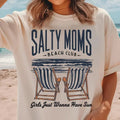 The Beach Club Salty Mom Trendy Summer Shirt, Aesthetic Retro Beach Girl Tee, Funny Sarcastic Mom Shirt, Mother's Day...