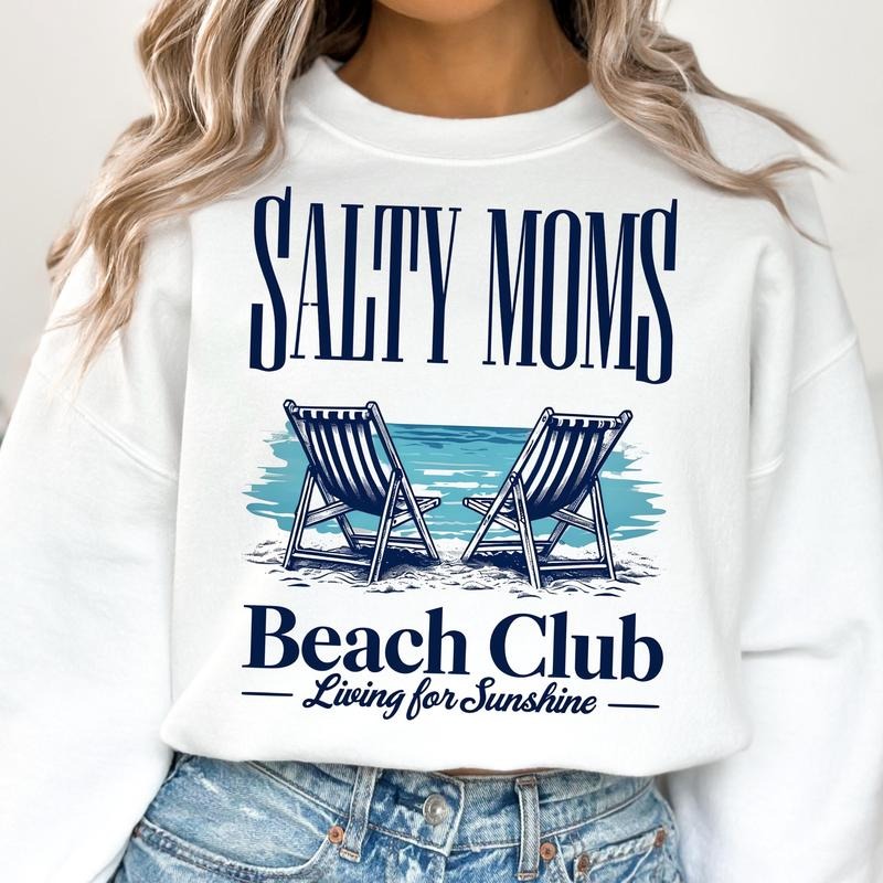Beach Club Shirt Summer Beach Shirt Retro Beach Girl Funny Sarcastic Mom 4 T-Shirts, Hoodie, Sweatshirt