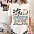 The Beach Club Tshirt, Salty Moms Beach Club, Retro Beach Girl Shirt, Trendy Summer Vibes, Unisex Sweater Pullover Tee...
