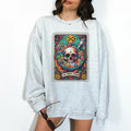 The Cereal Killer Tarot- Unisex Crewneck Sweatshirt - Print is Sublimation, Christmas Crewneck, Gift Idea, Relaxed Fit,...