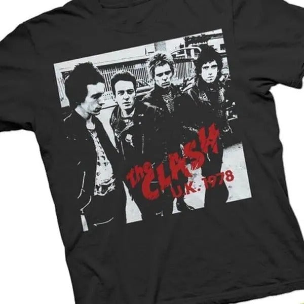 The Clash Band 1978 Rare Vintage T-Shirt Hoodie, Sweatshirt | GrindPrints.com