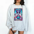 The Crafter Tarot- Unisex Crewneck Sweatshirt - Print is Sublimation, Christmas Crewneck, Gift Idea, Relaxed Fit, Casual...