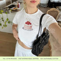 The Cure Shirt, Woman's Organic baby tee, cute y2k shirts Collar Vintage Hoodie, Sweatshirt | GrindPrints.com