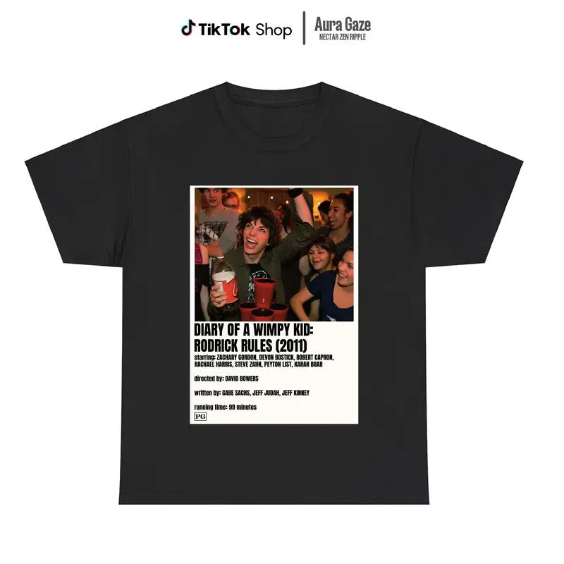 The Diary of A Wimpy Kid Rockrick Rules T-shirt- Sweatshirt- Hoodie, Funny Movie Shirt, Comedy Film Tops, Vintage Unisex...