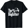 The Dogfather Dog Dad Fathers Day Gift Dog Lover T-Shirt Made in USA Hoodie, Sweatshirt | GrindPrints.com