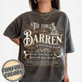 The Fables of the Barren Comfort Colors Shirt, Violet Sorrengail Shirt, Fourth Wing, Onyx Storm, Iron Flame, Fantasy...