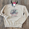 The Feral Children sweatshirt, Cowboy crewneck shirt, western clothing stuff, western outfits women tops, country western...
