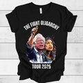 The Fight Oligarchy Tour 2025 T-Shirt Bernie and AOC Political Protest Tee Bold Statement Tee Resist Shirt Progressive...