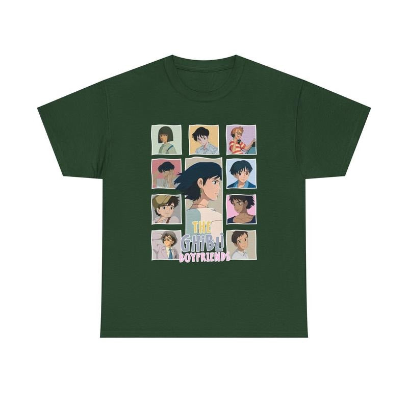 The Ghibli Boyfriends Tshirt, Studio Ghibli Shirt, Anime Shirt, Hayao Miyazaki, Howl, Haku Hoodie, Sweatshirt