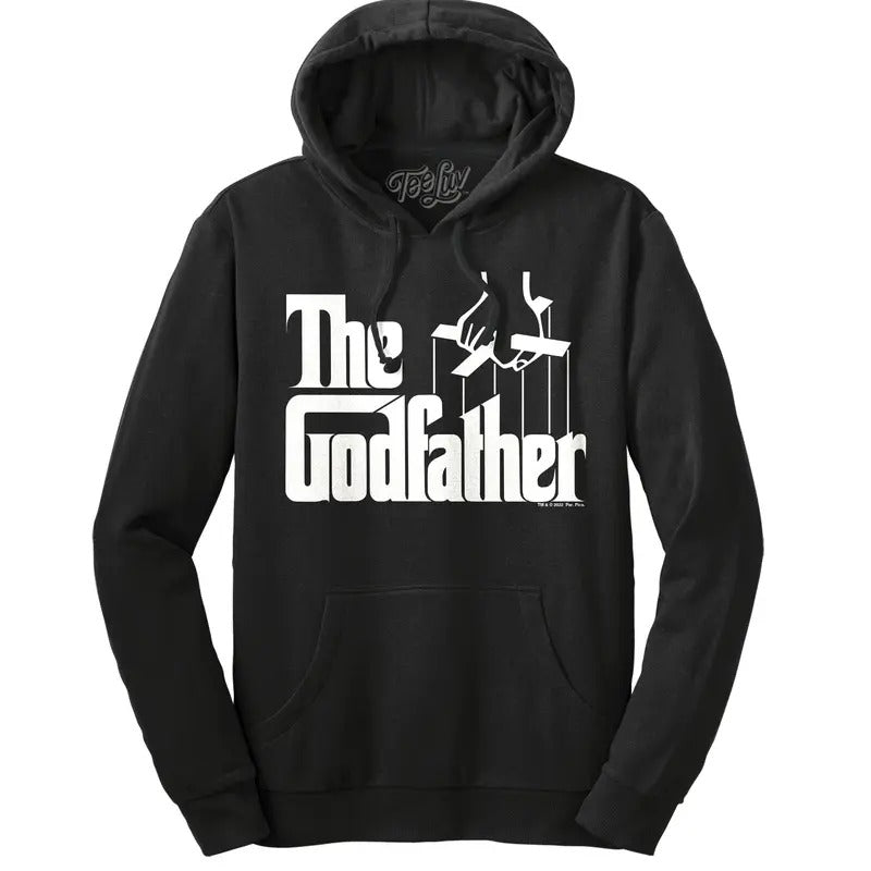 The Godfather Mafia Movie Hooded Sweatshirt - Black T-Shirts, Hoodie | GrindPrints.com