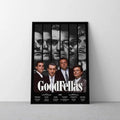 The GoodFellas 1990 Halftone Movie Poster, Grayscale Theme, Modern Poster Print, Wall Art, Mafia Crime T-Shirts, Hoodie,...