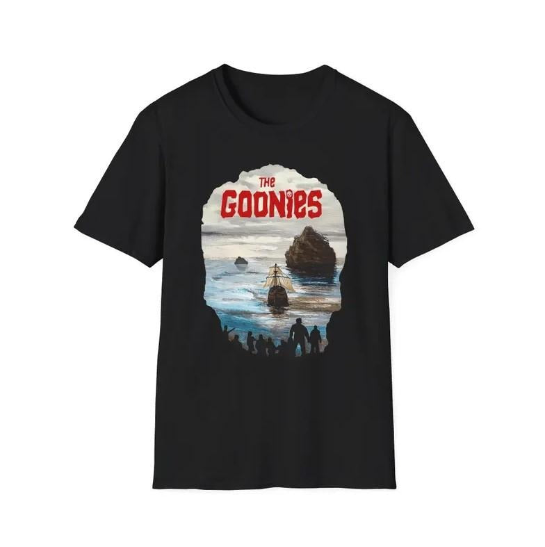 The Goonies Unisex Softstyle T-Shirt, Retro Movie Tee Hoodie, Sweatshirt | GrindPrints.com