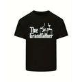The Grandfather Letter Print Men's 100% Cotton Short Sleeve Print Crew Neck Graphic Print T-Shirt For Men - Breathable,...