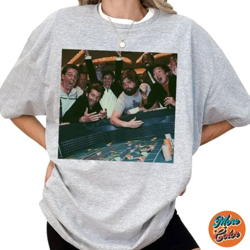 The Hangover Blackjack Scene Graphic Shirts, Cotton Unisex T-Shirt, Crew Neck, Size S- 3XL, Menswear Top, Womenswear Top...