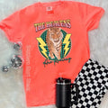 The Heavens are Roaring | Christian Faith | neon orange comfort colors t shirt Hoodie, Sweatshirt | GrindPrints.com