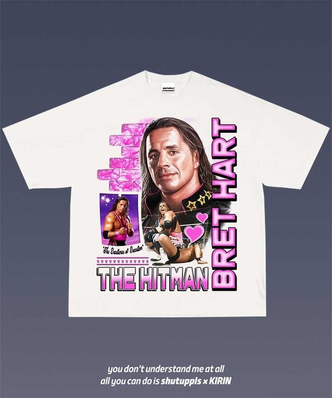 The Hitman Bret Hart 1.5 VINTAGE TEE | GRAPHIC T-SHIRT SWEATSHIRT HOODIE | GIFT FOR FAN | GrindPrints.com