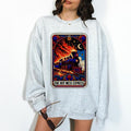 The Hot Mess Express- Unisex Crewneck Sweatshirt - Print is Sublimation, Christmas Crewneck, Gift Idea, Relaxed Fit,...