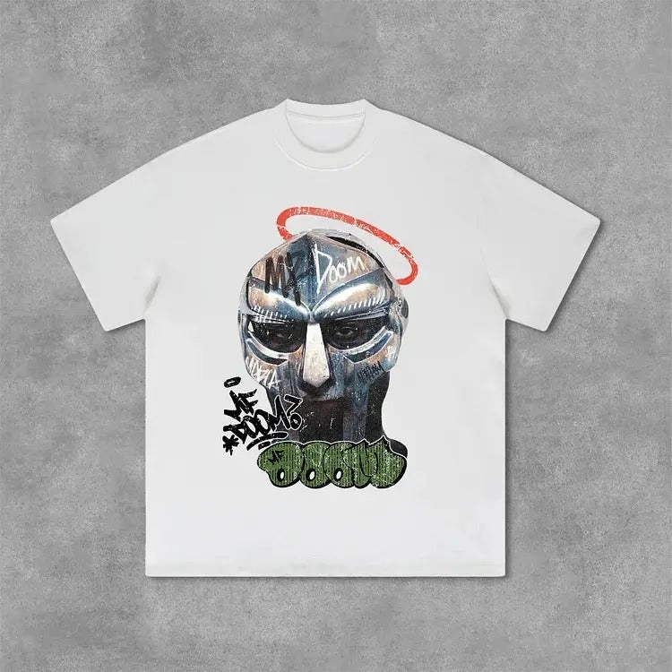 The Illest Villain Mf Doom Graphic Print Cotton T-Shirt, S to 4XL, Menswear Hoodie, Sweatshirt | GrindPrints.com