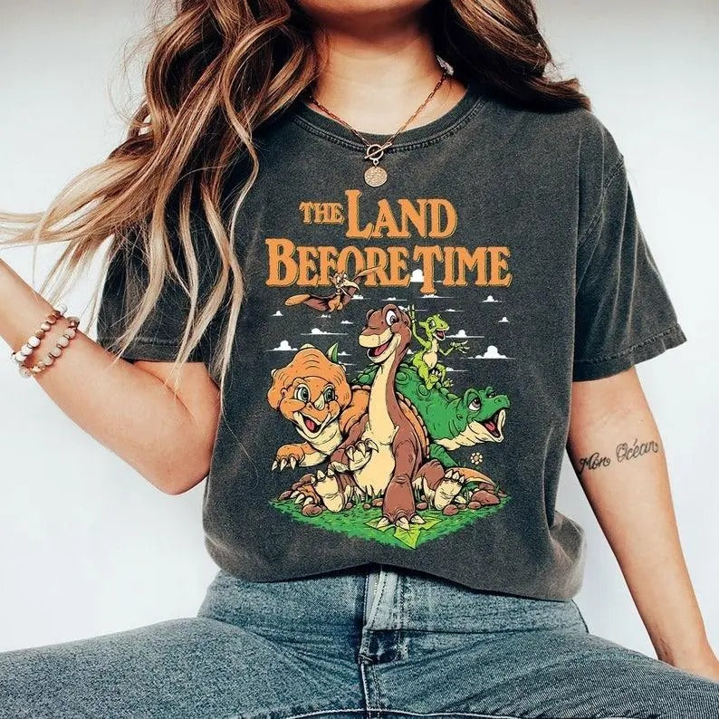The Land Before Time Pastel Dinosaur Friends Shirt, Dinosaur Party Shirt Hoodie, Sweatshirt | GrindPrints.com