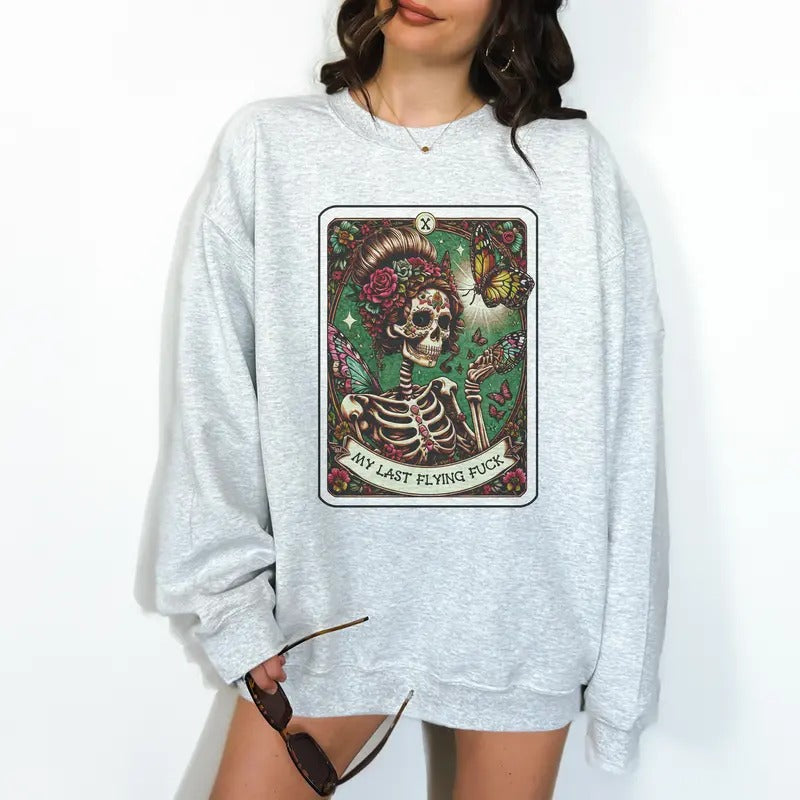 Last Flying F Tarot Print Is Sublimation Relaxed Fit Casual T-Shirts, Hoodie, Sweatshirt