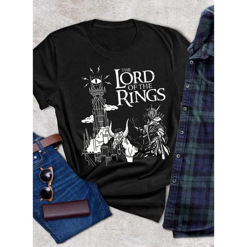 The Lord of the Rings Mouth of Sauron Unisex Black T-Shirt Hoodie, Sweatshirt | GrindPrints.com
