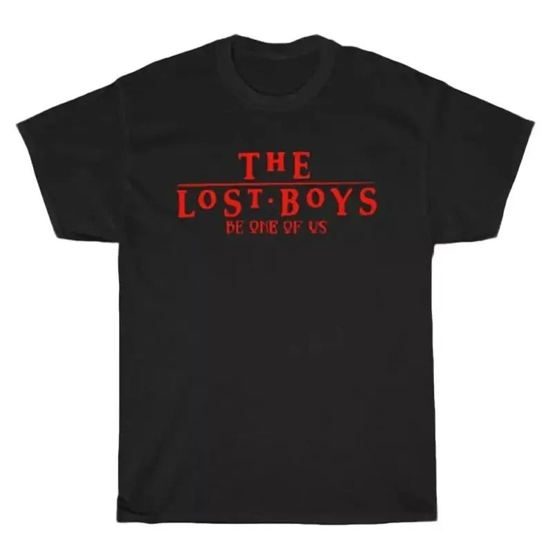 Lost 80'S Horr0r Black Cotton Streetwear T-Shirts, Hoodie, Sweatshirt