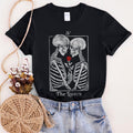 The Lovers Tarot, Skeletons, Mystical, Magic, Super Soft Tshirt, Valentine's Day Hoodie, Sweatshirt | GrindPrints.com