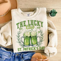 The Lucky Club Sweatshirt, St Patrick's Day Sublimation, Green Beer, St Patrick's Day Lucky, Vintage Irish Party...
