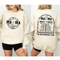 The Mama Tour Two-side Shirt Sweatshirt Hoodie, Gift for Mom, Motherhood Sweatshirt , Some Days I Rock It,Mama Rock Tour...