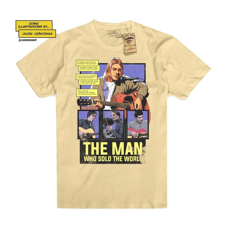The Man who sold the World '93 Comic Book Tshirt Trending Movie T shirt Vintage 90s T-shirt gift for Movie fans gift for...