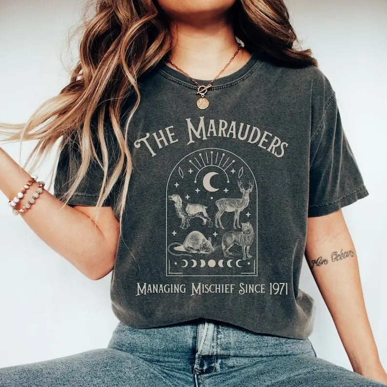 The Marauders Shirt, Wizard Shirt, Unisex The Mischief Tour 1978 Tee, Bookish Shirt, Fandom Shirt, Magic Shirt, Booktok...