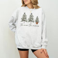 The More The Merrier Sweatshirt, Christmas Pregnancy Announcement Sweatshirt,Pregnancy Announcement Shirt, Holiday...