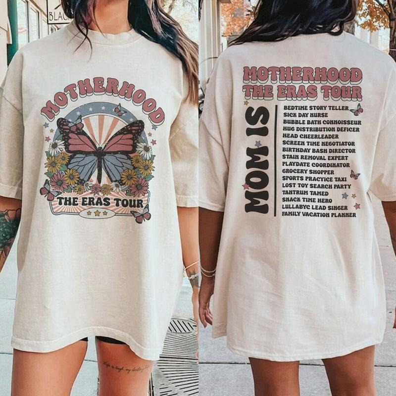 The Motherhood The Eras Tour Vintage, Mother's Day Shirt Hoodie, Sweatshirt | GrindPrints.com